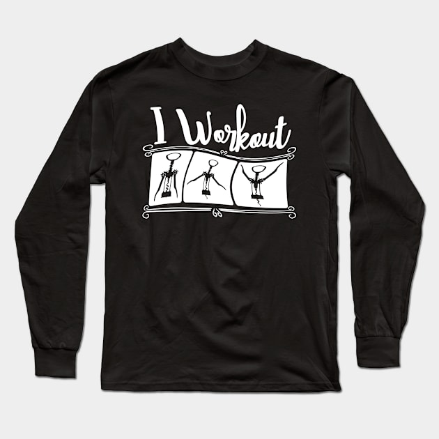 I Workout Long Sleeve T-Shirt by goldstarling